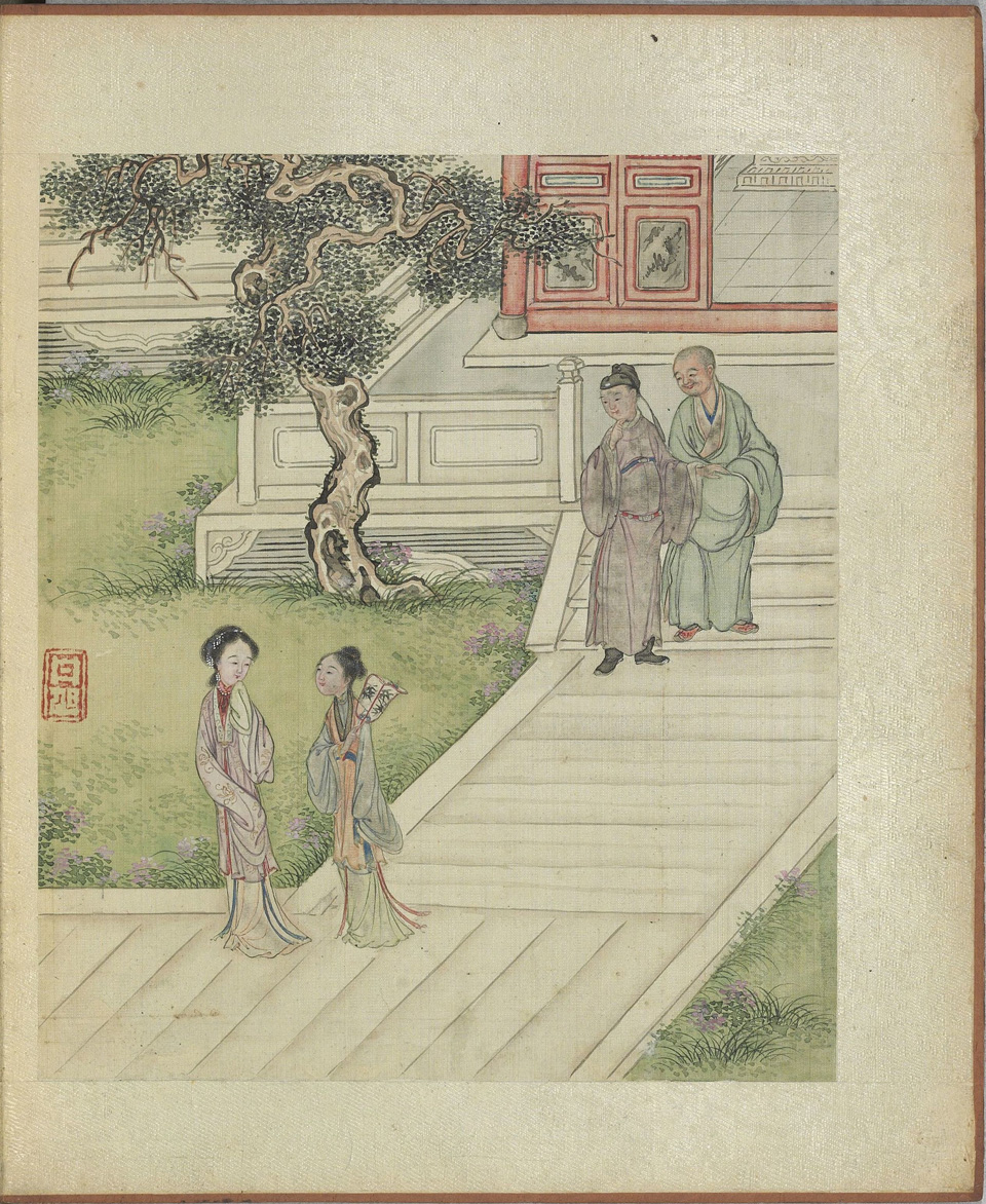风月秋声.西厢记图册