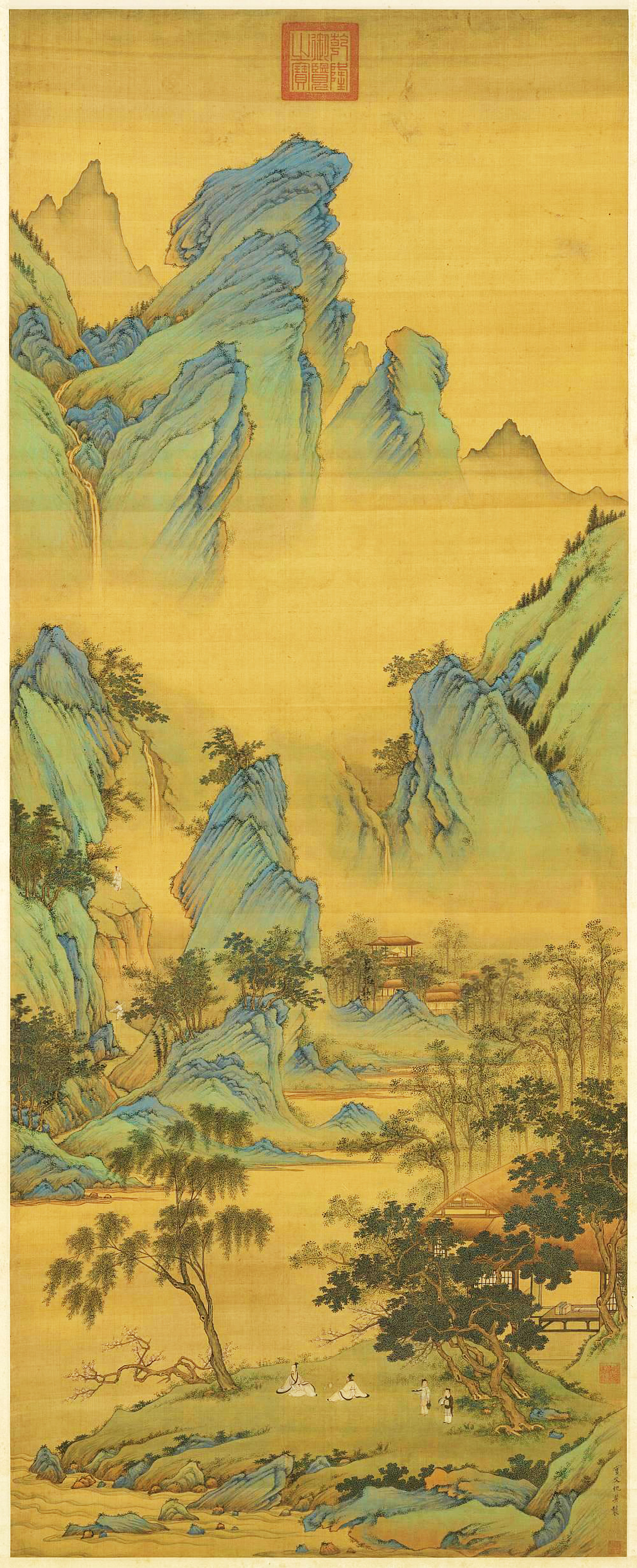 春山吟赏轴