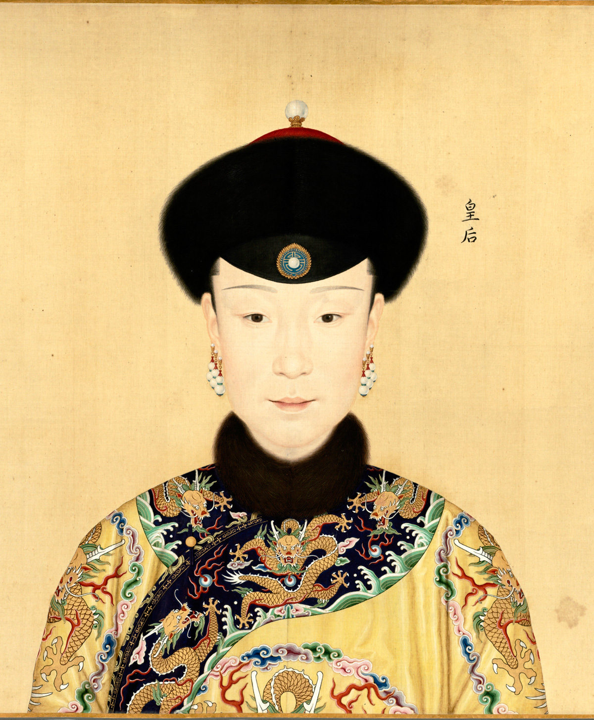 乾隆皇帝和他的十二个妃子的肖像