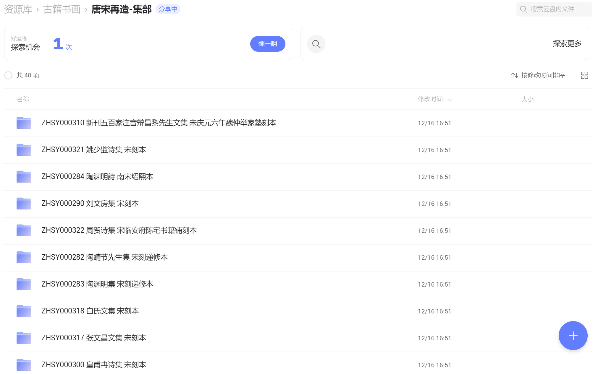 唐宋再造-集部-唐宋名人大家诗文集