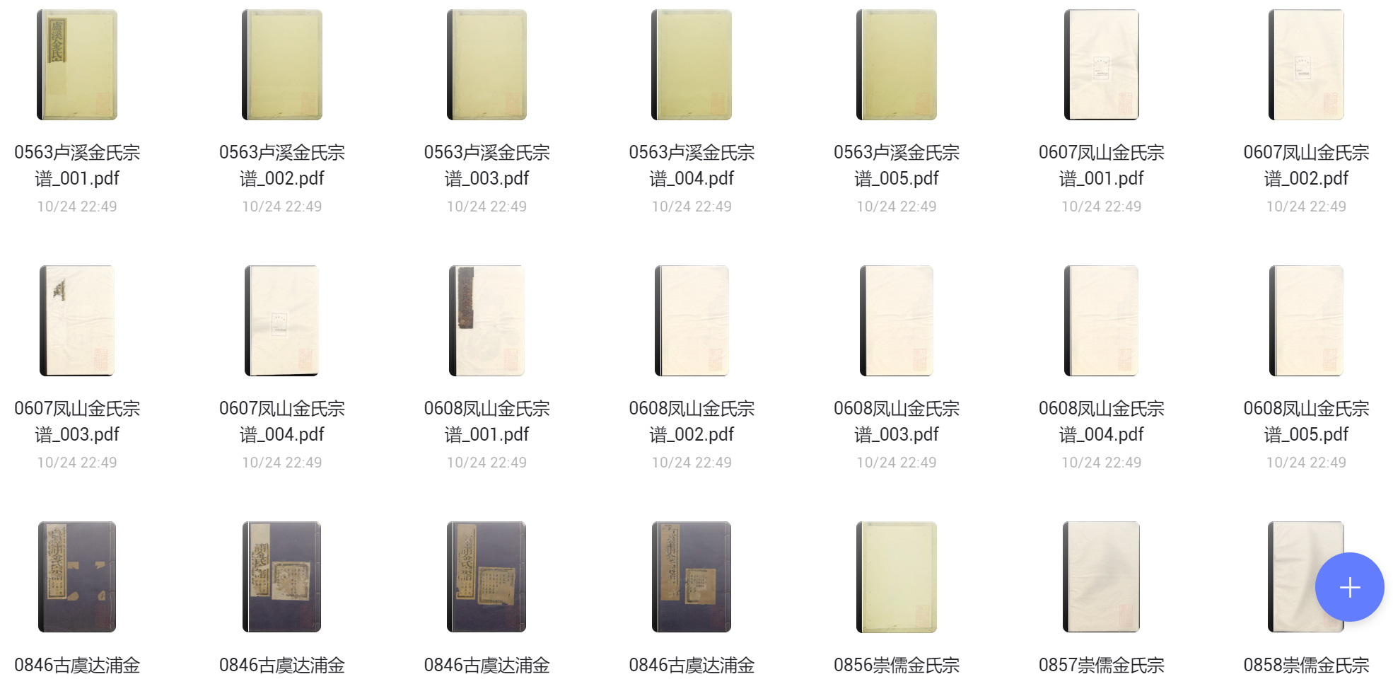 金氏宗谱族谱家谱家乘