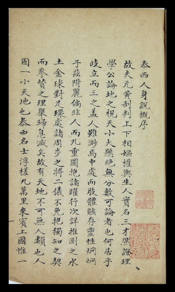 泰西人身说概